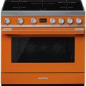 Smeg CPF9IPOR inductie fornuis - oranje