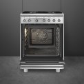 Smeg CX61GMXNLK gas fornuis - 60 cm - rvs