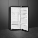 Het interieur van de Smeg FAB28RDBB5 koelkast