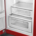 Smeg FAB30LRD5 linksdraaiende retro koelkast - rood