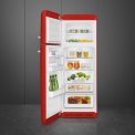 Smeg FAB30LRD5 linksdraaiende retro koelkast - rood