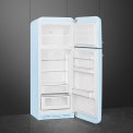 Smeg FAB30RPB5 rechtsdraaiende retro koelkast - pastel blauw