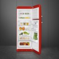 Smeg FAB30RRD5 retro jaren 50 koelkast - rood - rechtsdraaiend
