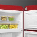 Smeg FAB30RRD5 retro jaren 50 koelkast - rood - rechtsdraaiend