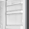 Smeg FAB30RSV5 rechtsdraaiende retro koelkast - zilver metallic