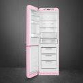 Smeg FAB32LPK5 retro jaren 50 koelkast roze - linksdraaiend