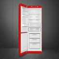 Smeg FAB32LRD5 retro jaren 50 koelkast - rood - linksdraaiend