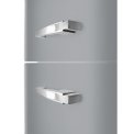 Smeg FAB32LSV5 retro jaren 50 koelkast zilver - linksdraaiend