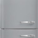 Smeg FAB32LSV5 retro jaren 50 koelkast zilver - linksdraaiend