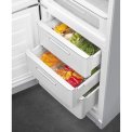Smeg FAB32LSV5 retro jaren 50 koelkast zilver - linksdraaiend
