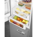 Smeg FAB32LSV5 retro jaren 50 koelkast zilver - linksdraaiend