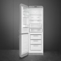 Smeg FAB32LSV5 retro jaren 50 koelkast zilver - linksdraaiend