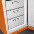 Smeg FAB32ROR5 retro jaren 50 koelkast oranje - rechtsdraaiend