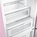 Smeg FAB32RPK5 retro jaren 50 koelkast roze - rechtsdraaiend