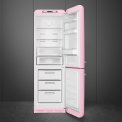 Smeg FAB32RPK5 retro jaren 50 koelkast roze - rechtsdraaiend