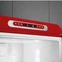 Smeg FAB32RRD5 retro jaren 50 koelkast rood - rechtsdraaiend