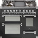 Steel AQ10SFF-4T Ascot gas fornuis - 100 cm - combi-stoomoven