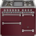 Steel AQ10SFF-D-4B Ascot gas fornuis - 100 cm - combi-stoomoven