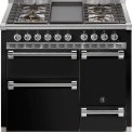 Steel AQ10SFF-D-4B Ascot gas fornuis - 100 cm - combi-stoomoven