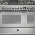 Steel AQ12SF-6T Ascot gas fornuis - combi-stoomoven -120 cm