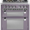 Steel AQ7SF-4 Ascot gas fornuis met combi-stoomoven - 70 cm breed