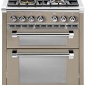 Steel AQ7SF-4 Ascot gas fornuis met combi-stoomoven - 70 cm breed
