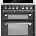 Steel AQ7SF-4I Ascot inductie fornuis met combi-stoomoven - 70 cm breed