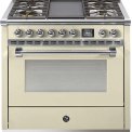 Steel AQ9S-4B Ascot gasfornuis - combi-stoomoven - met grill-top bakplaat