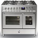 Steel E10FF-6 fornuis met dubbele oven - 100 cm breed