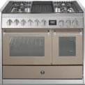 Steel GQ10SF-4B fornuis met combi-stoomoven en grill top - 100 cm breed