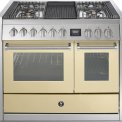 Steel GQ10SF-4B fornuis met combi-stoomoven en grill top - 100 cm breed