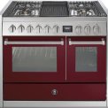 Steel GQ10SF-4B fornuis met combi-stoomoven en grill top - 100 cm breed