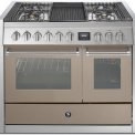 Steel GQ10SF-4M fornuis met combi-stoomoven en mega wok - 100 cm breed