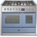 Steel GQ10SF-4M fornuis met combi-stoomoven en mega wok - 100 cm breed