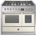 Steel GQ10SF-4M fornuis met combi-stoomoven en mega wok - 100 cm breed