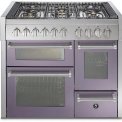 Steel GQ10SFF-6W fornuis met 3 ovens - 100 cm. breed - Genesi