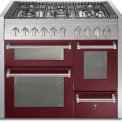 Steel GQ10SFF-6W fornuis met 3 ovens - 100 cm. breed - Genesi