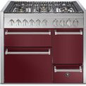 Steel GQ10SFF-D-4M fornuis met combi-stoomoven - Genesi - 100 cm. breed