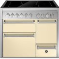 Steel GQ10SFF-D-5FI fornuis met combi-stoomoven - Genesi - 100 cm. breed