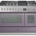 Steel GQ12SF-4BM rvs fornuis met combi-stoomoven - 120 cm breed