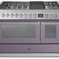 Steel GQ12SF-4BM rvs fornuis met combi-stoomoven - 120 cm breed