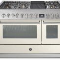 Steel GQ12SF-4BM rvs fornuis met combi-stoomoven - 120 cm breed