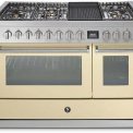 Steel GQ12SF-4BM rvs fornuis met combi-stoomoven - 120 cm breed