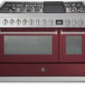 Steel GQ12SF-4BM rvs fornuis met combi-stoomoven - 120 cm breed