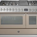 Steel GQ12SF-4TM rvs fornuis met combi-stoomoven - 120 cm breed