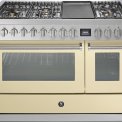 Steel GQ12SF-4TM rvs fornuis met combi-stoomoven - 120 cm breed