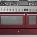 Steel GQ12SF-4TM rvs fornuis met combi-stoomoven - 120 cm breed