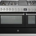 Steel GQ12SF-4TM rvs fornuis met combi-stoomoven - 120 cm breed