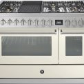 Steel GQ12SF-6B rvs fornuis met combi-stoomoven - 120 cm breed