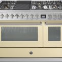 Steel GQ12SF-6B rvs fornuis met combi-stoomoven - 120 cm breed